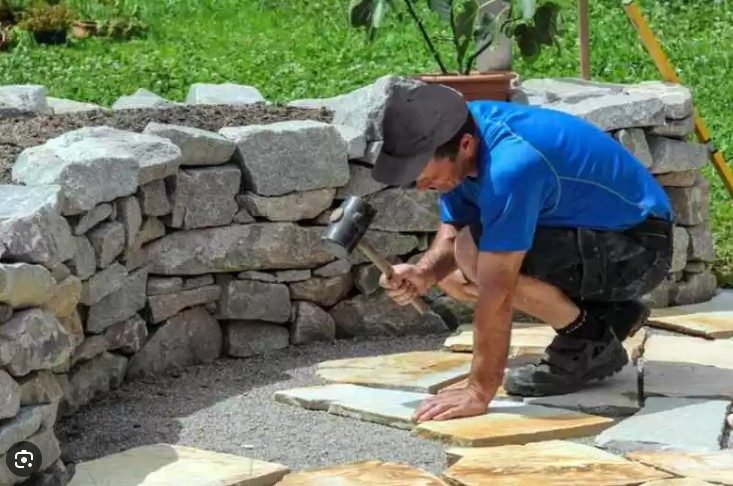 hardscaping project in Virginia Beach