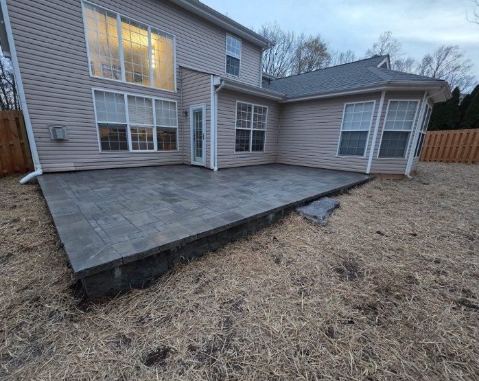 hardscaping project in Virginia Beach